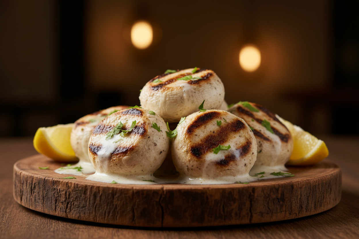 Milky White Mushroom Tikka