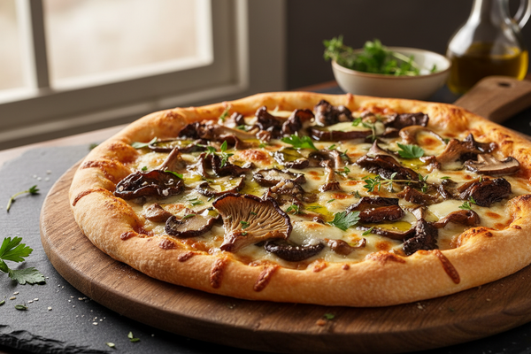 Mixed Mushroom Pizza