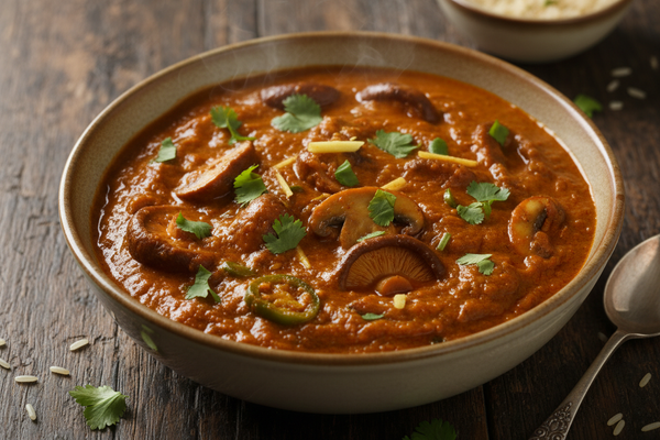 Mushroom Masala Curry