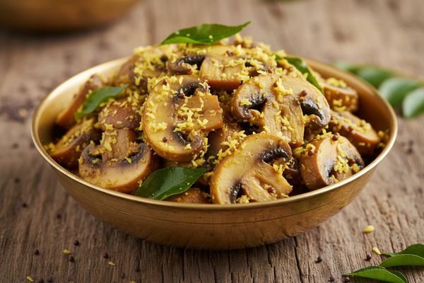 Mushroom Thoran (South Indian Stir-Fry)