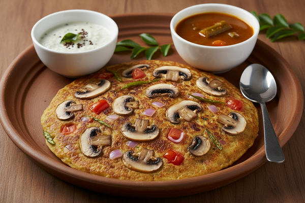 Mushroom Uttapam